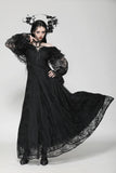 Gothic Off-Shoulder Layered Ruffle Elegant Maxi Dress DW1011