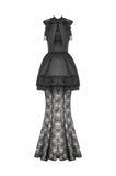 Gothic Lace Puff Fishtail Dress DW1084
