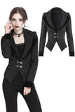 Elegant double collar Jacquard jacket JW179 - Gothlolibeauty