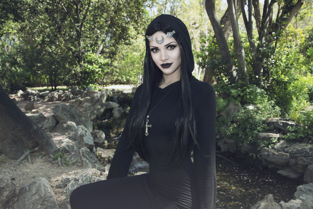 New gothlolibeauty photo of DW051 solf long T dress wear by Mary,click to see more