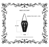 Horn Embroidery Coffin Bag ABG013