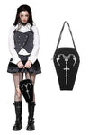 Horn Embroidery Coffin Bag ABG013