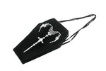 Horn Embroidery Coffin Bag ABG013