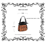 Halloween Bat & Pumpkin-Inspired Handbag ABG014