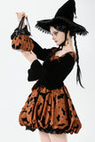 Halloween Bat & Pumpkin-Inspired Handbag ABG014