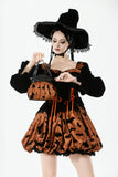 Halloween Bat & Pumpkin-Inspired Handbag ABG014