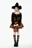 Halloween Bat & Pumpkin-Inspired Handbag ABG014