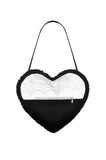 Lolita Black & White Bow Heart Bag ABG015