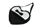 Lolita Black & White Bow Heart Bag ABG015