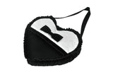 Lolita Black & White Bow Heart Bag ABG015