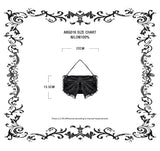 Black Lace Bow Mini Handbag ABG016 - Gothlolibeauty