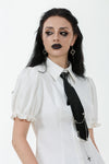 Punk Grommet Chain-Link Neck Tie ACK157