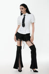 Punk Grommet Chain-Link Neck Tie ACK157
