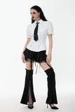 Punk Grommet Chain-Link Neck Tie ACK157