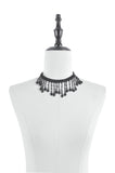 Vintage Teardrop Beaded Choker ACK161 - Gothlolibeauty