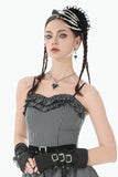 Multi-Cross Dark Lolita Spade Necklace ACK163 - Gothlolibeauty