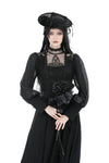 Gothic lady veil hat ACP001