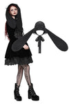 Gothic lolita rabbit ear rose lace bonnet ACP009