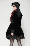 Gothic lolita rabbit ear rose lace bonnet ACP009