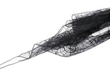 Gothic bride black spider web veil AHW023