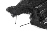 Gothic Romantic Vintage Velvet Arm Warmers with 3D Embroidered Roses AGL035