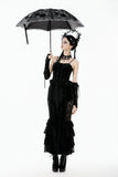 Lolita Elegant Embroidered Double-Layer Folding Parasol AUM015