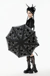 Lolita Elegant Embroidered Double-Layer Folding Parasol AUM015