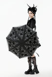 Lolita Elegant Embroidered Double-Layer Folding Parasol AUM015