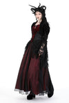 Gothic patterned velvet lace flared sleeves shrug BW119