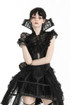 Gothic queen stand-up collar lace cape BW141