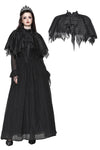 Gothic Dark Tattered  Cape BW142