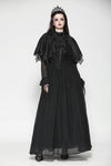 Gothic Dark Tattered  Cape BW142