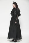 Gothic Dark Tattered  Cape BW142