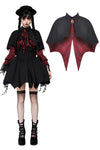 Gothic vampire shadow bat-shaped capelet BW143