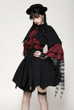 Gothic vampire shadow bat-shaped capelet BW143