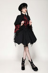 Gothic vampire shadow bat-shaped capelet BW143