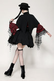 Gothic vampire shadow bat-shaped capelet BW143