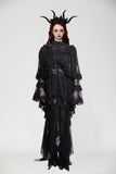 Gothic Elegant Vintage Lace Oversized Sleeves  Cape BW151
