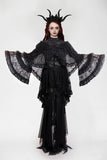 Gothic Elegant Vintage Lace Oversized Sleeves  Cape BW151