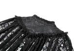 Gothic Elegant Vintage Lace Oversized Sleeves  Cape BW151