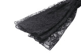 Gothic black sexy shoulders bubble lace sleeves cape BW152