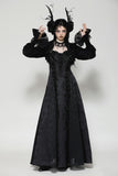 Gothic dark pattern puff sleeve shrug BW154