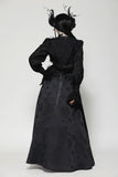 Gothic dark pattern puff sleeve shrug BW154