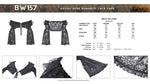 Gothic rose romantic lace cape BW157