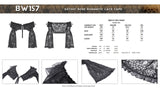 Gothic rose romantic lace cape BW157