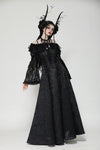 Gothic rose romantic lace cape BW157