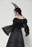 Gothic rose romantic lace cape BW157