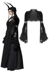 Gothic elegant velvet lace shrug BW159