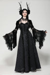 Gothic elegant velvet lace shrug BW159