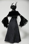 Gothic elegant velvet lace shrug BW159